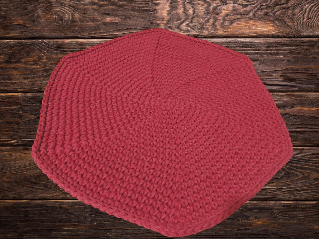 Ovela Scarlet Weave Set(6 items) (placemats (set of 2) & coasters (set of 4))