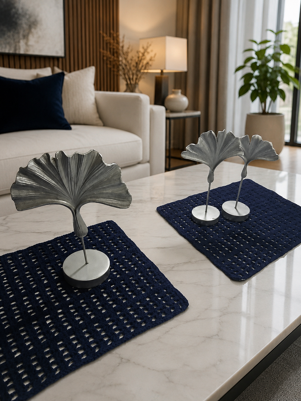 Ovela Ginko Silver (Set of 3)