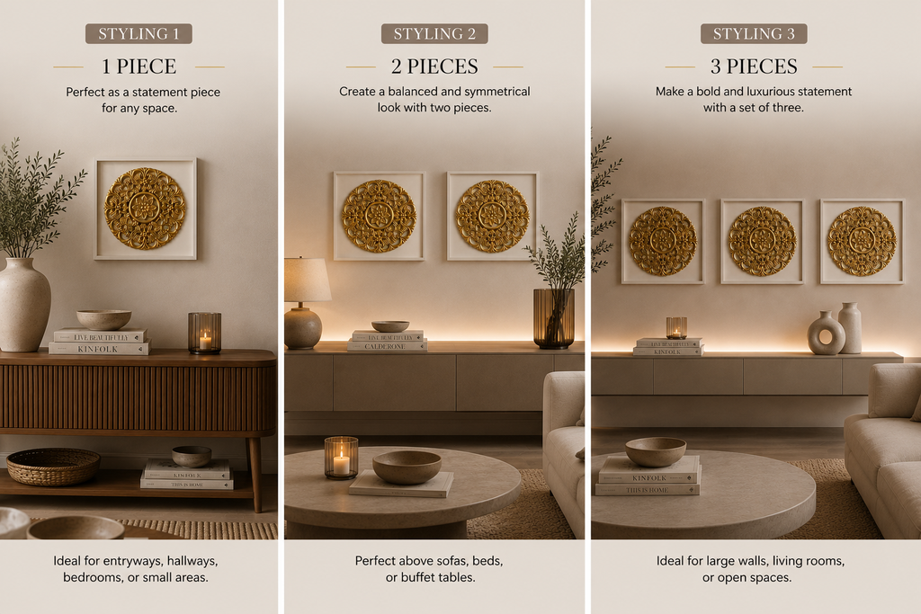 Ovela Azalea Wall decor (1 or 2 or 3 pieces)