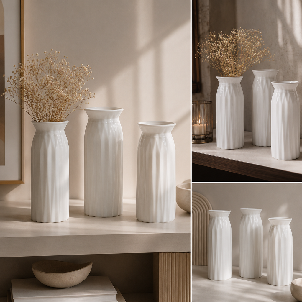 Verve Vase Set - 1 or 2 or 3 pieces
