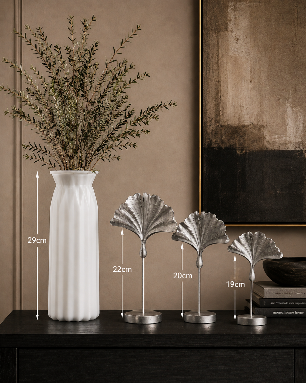 Ginko Silver with Verve Vase