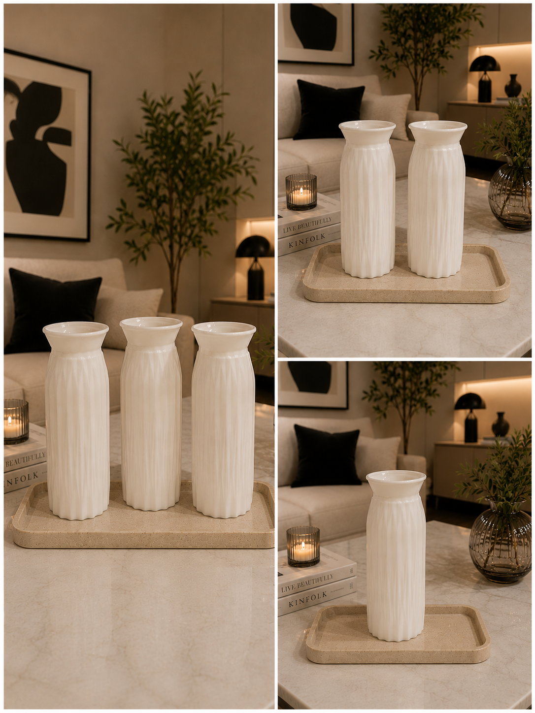 Verve Vase Set - 1 or 2 or 3 pieces
