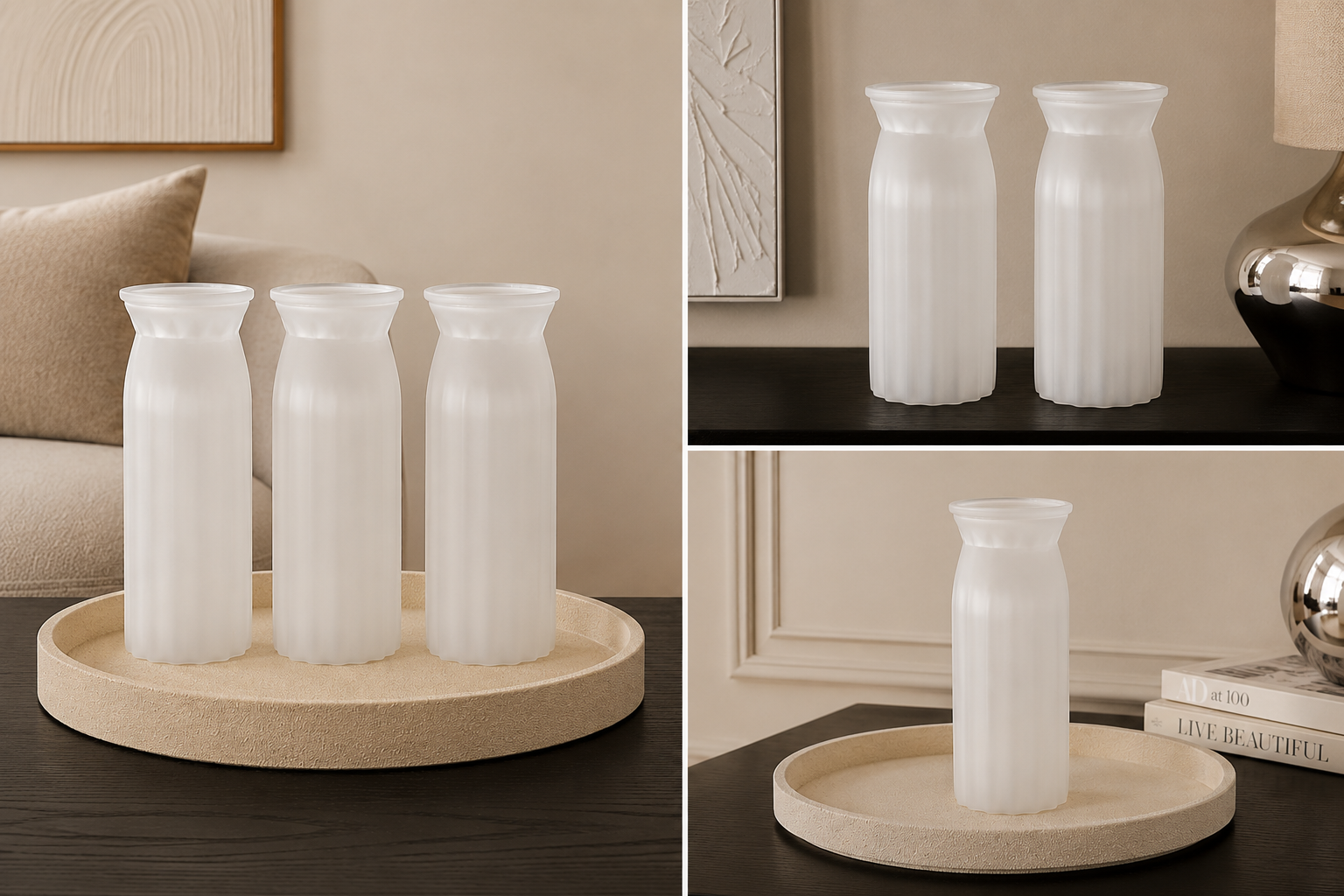 Verve Vase Set - 1 or 2 or 3 pieces