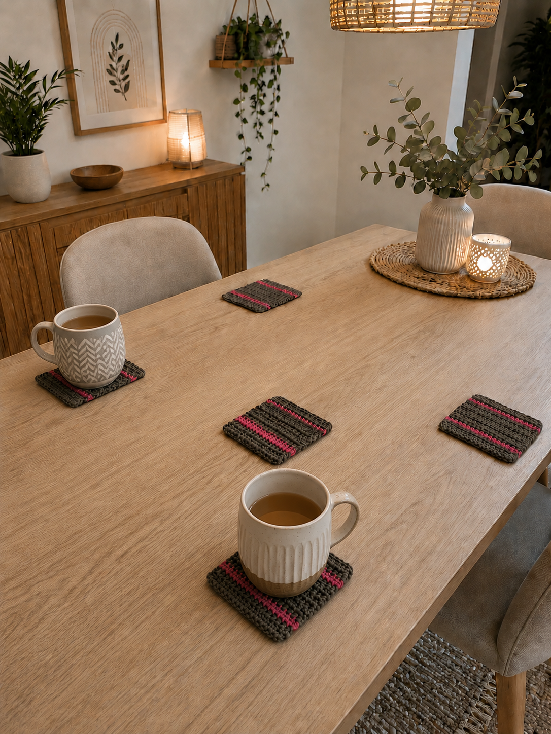 "Ovela Rouge Coasters" set (4/5/6 items)