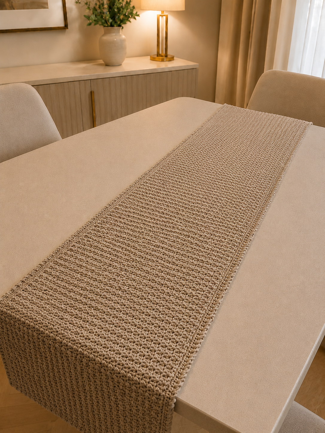 "Ovela Sand", Thick, textured design