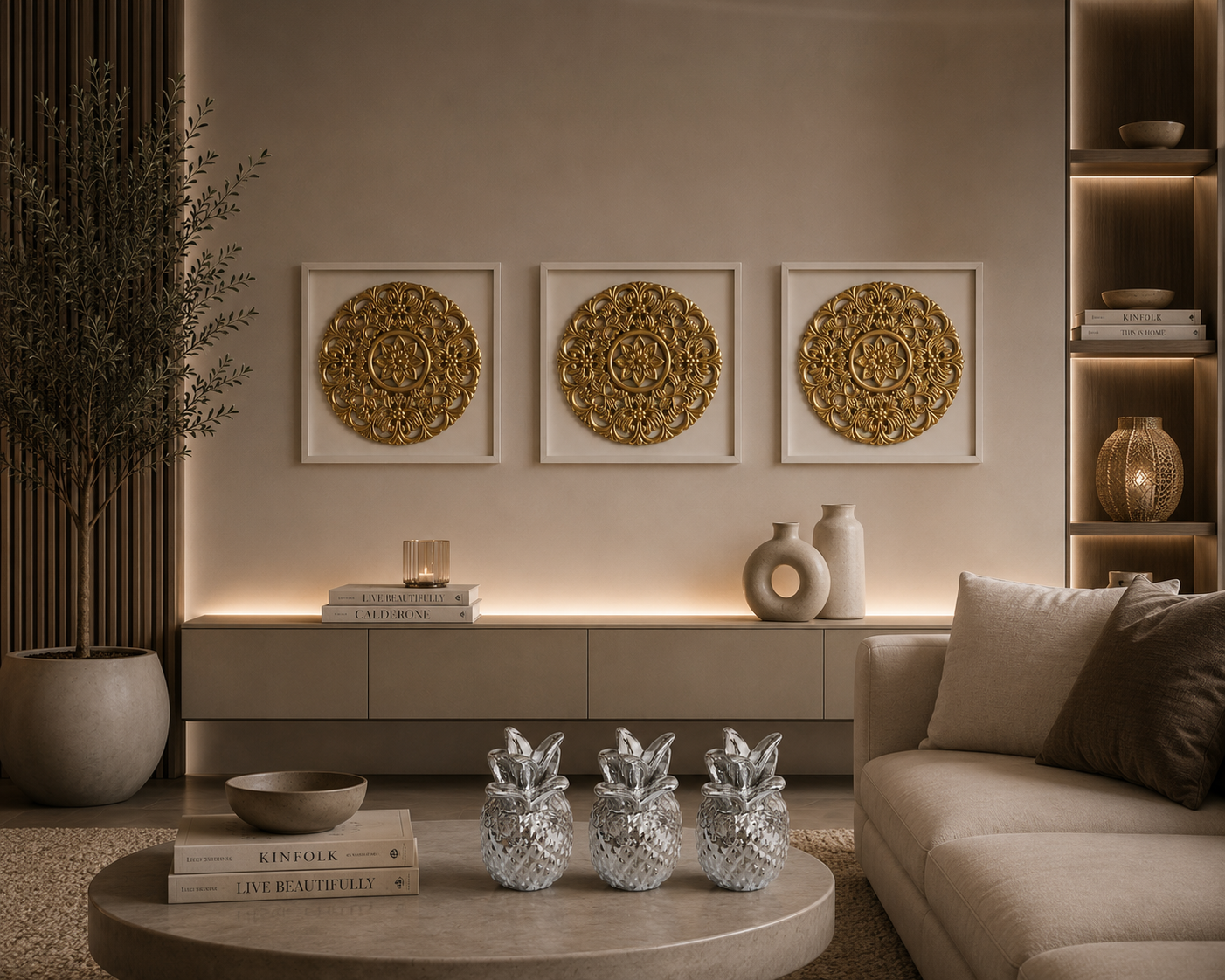 Ovela Azalea Wall decor (1 or 2 or 3 pieces)