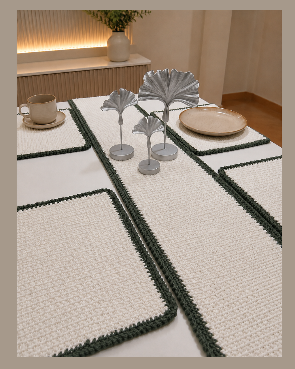 Ovela Ginko Silver (Set of 3)