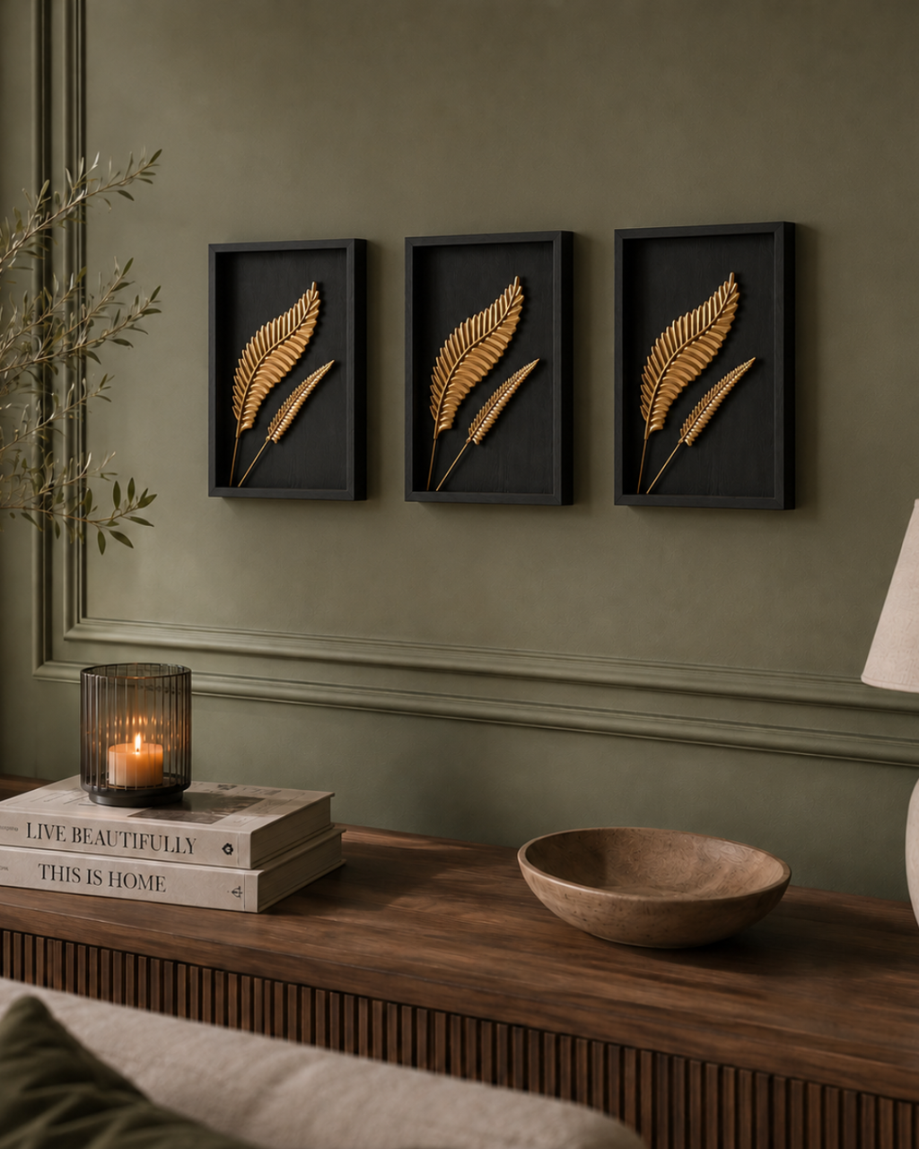 Verde Wall decor with Solis decor - (5 pieces)