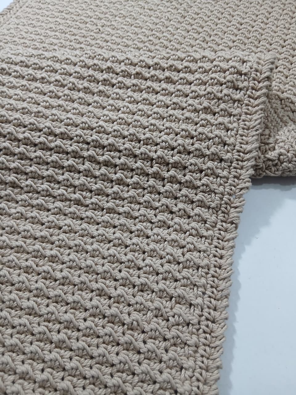 "Ovela Sand" Thick textured table runner