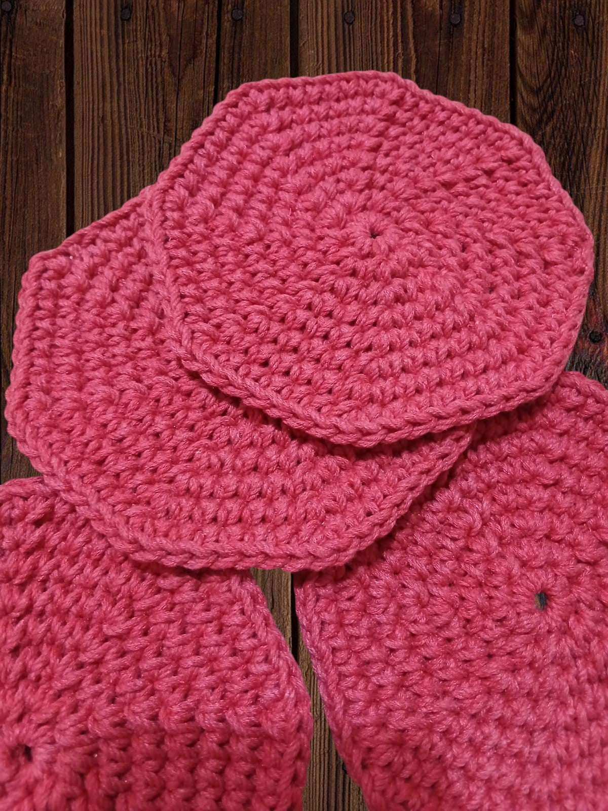 Ovela Scarlet Weave Coasters Set(set of 5)