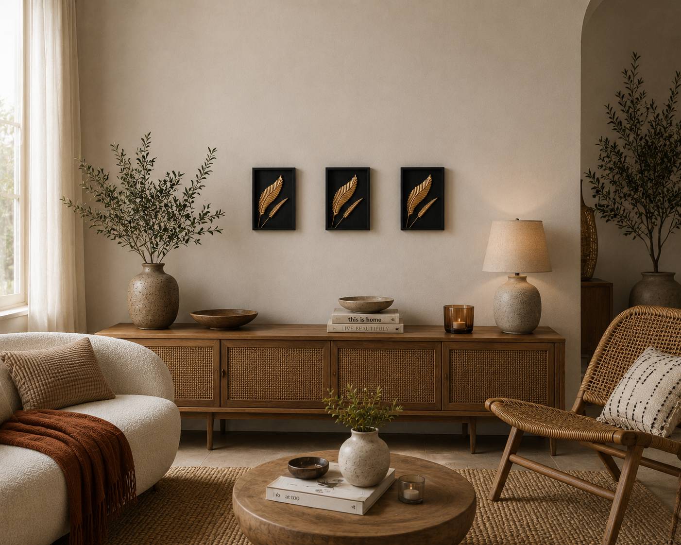 Ovela Verde Wall decor - ( 3 pieces)