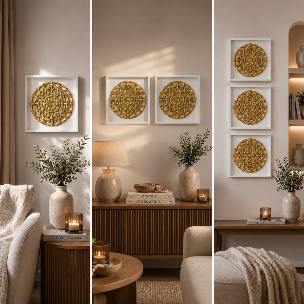 Ovela Azalea Wall decor (1 or 2 or 3 pieces)