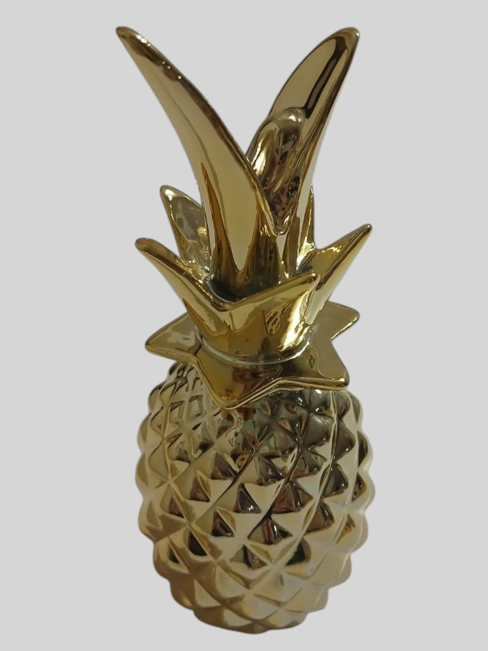 Amara Golden Mirror Tray with gold Pineapple (2 or 3 pieces)