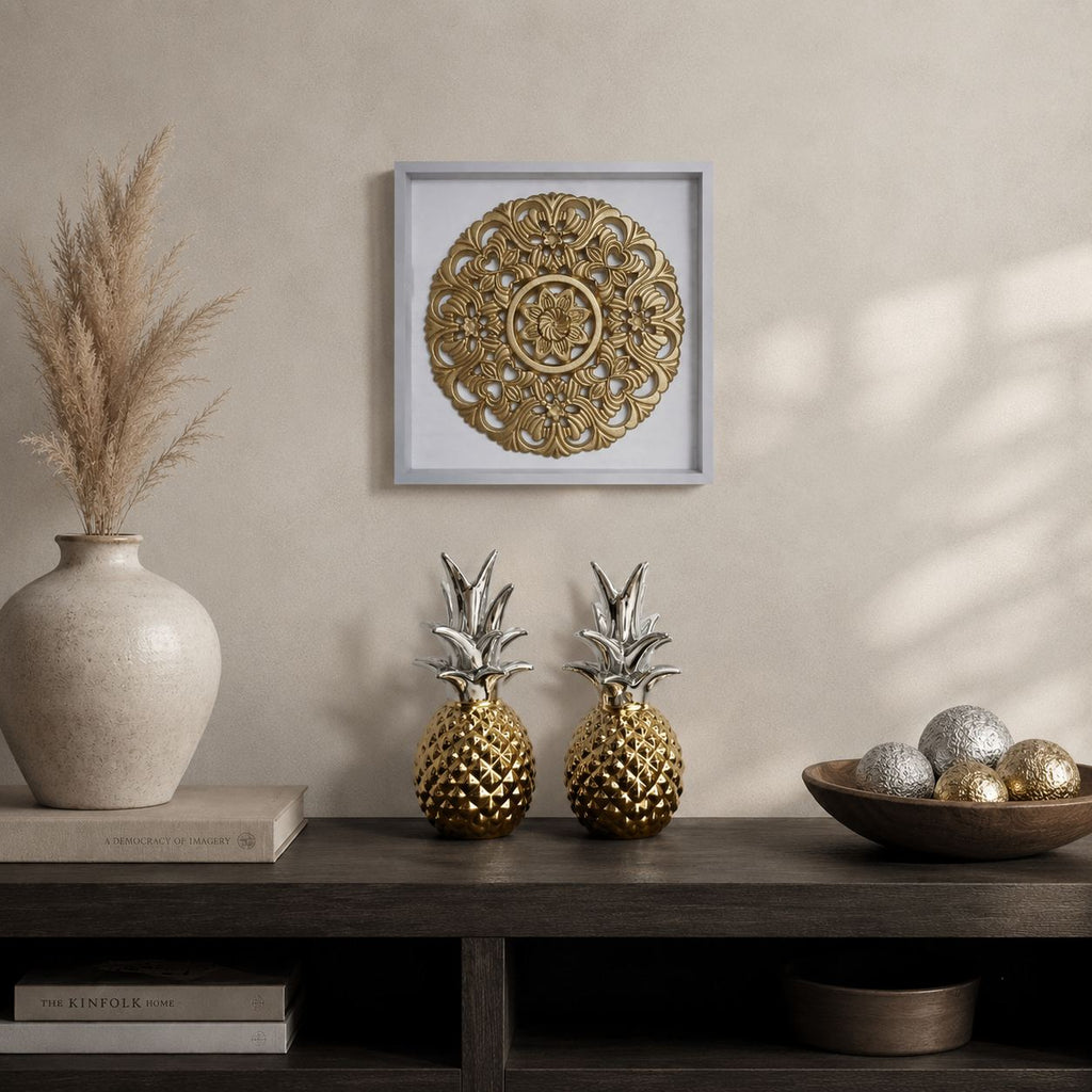 Azalea Wall decor with Tropics pineapples