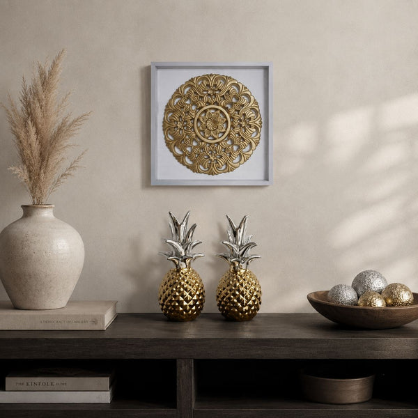 Azalea Wall decor with Tropics pineapples